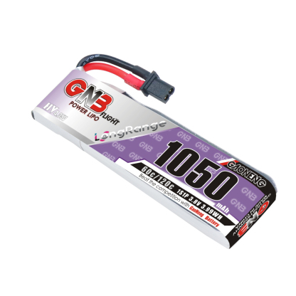 GAONENG GNB LiHV 1S 3.8V 1050mAh 60C A30 Cabled LiPo Battery Long Range