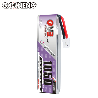 GAONENG GNB LiHV 1S 3.8V 1050mAh 60C PH2.0 Cabled LiPo Battery Long Range