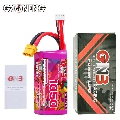 GAONENG GNB 4S 14.8V 1050mAh 160C XT60 LiPo Battery