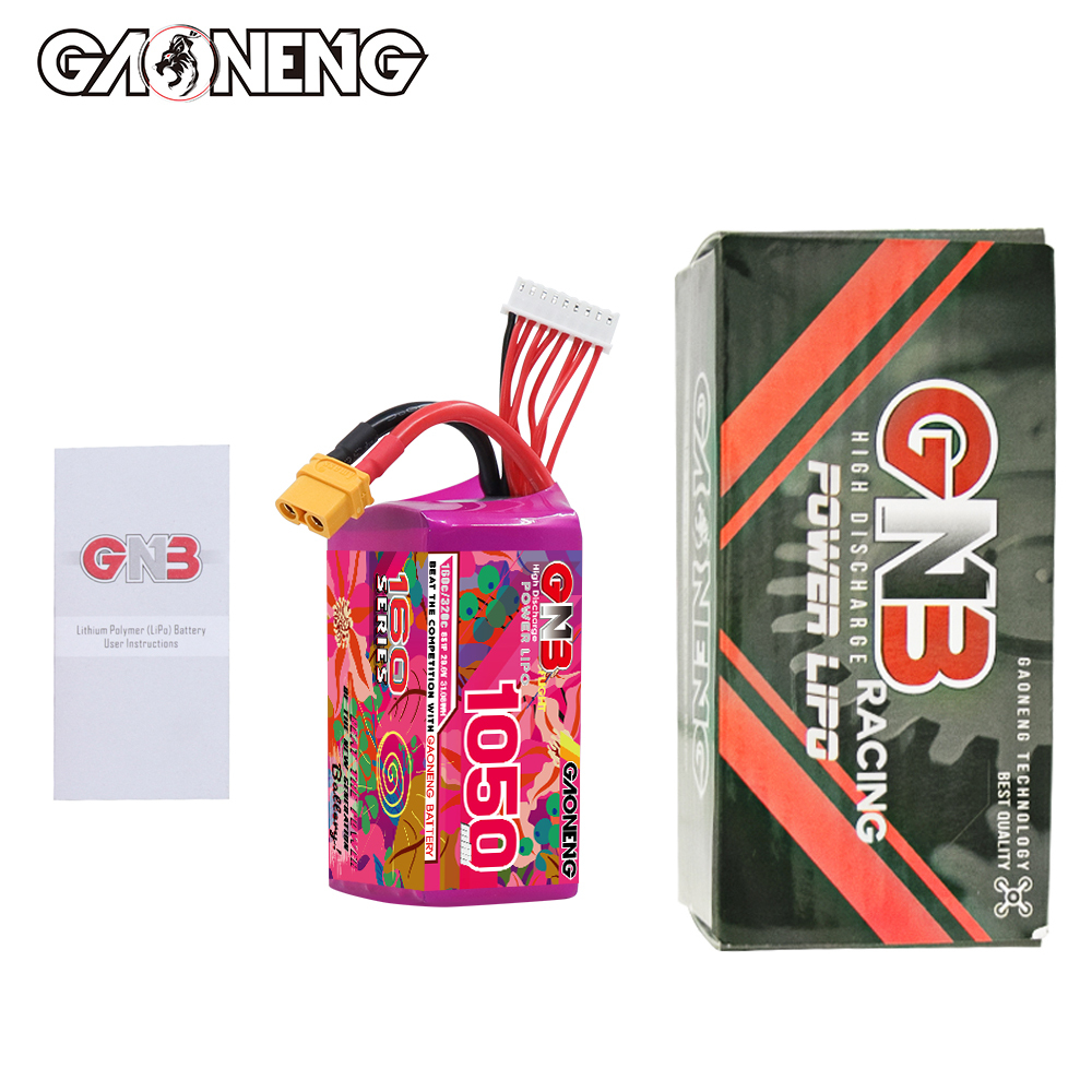 GAONENG GNB 8S 29.6V 1050mAh 160C XT60 LiPo Battery