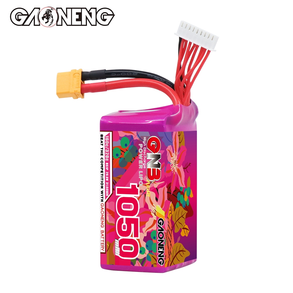 GAONENG GNB 8S 29.6V 1050mAh 160C XT60 LiPo Battery