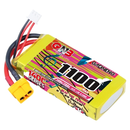 GAONENG GNB 2S 7.4V 1100mAh 140C XT60 LiPo Battery