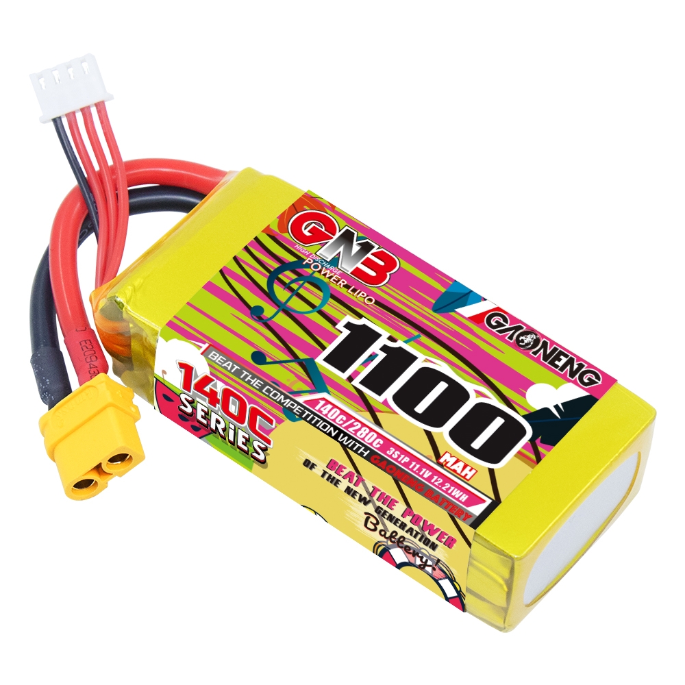 GAONENG GNB 3S 11.1V 1100mAh 140C XT60 LiPo Battery