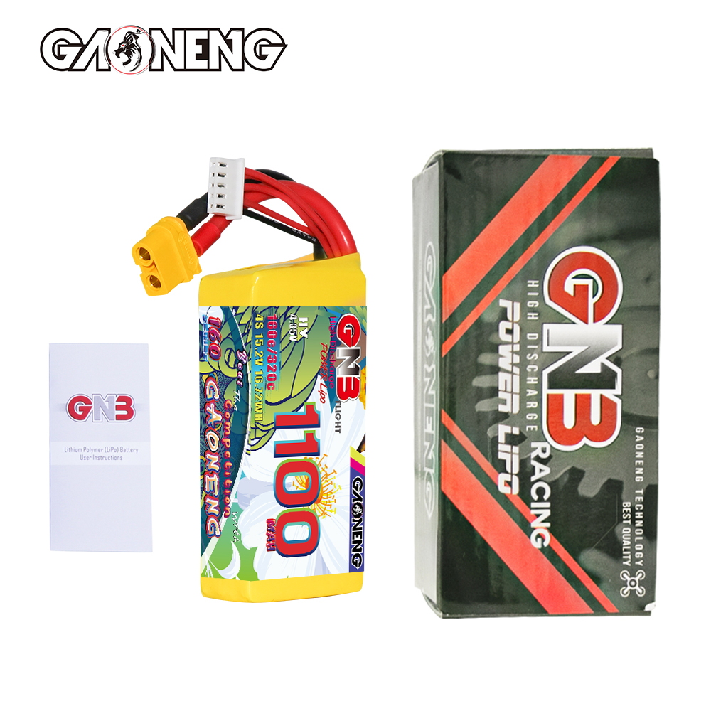 GAONENG GNB LiHV 4S 15.2V 1100mAh 160C XT60 LiPo Battery