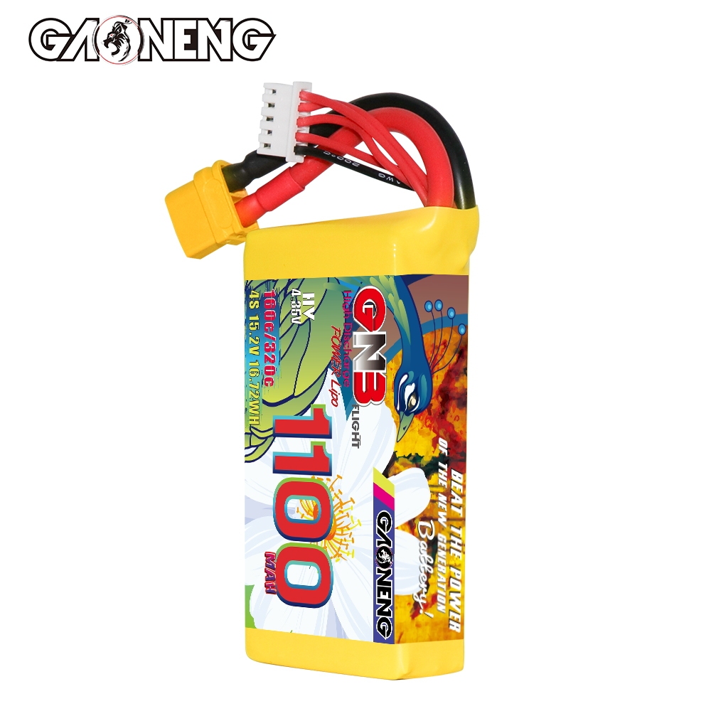 GAONENG GNB LiHV 4S 15.2V 1100mAh 160C XT60 LiPo Battery