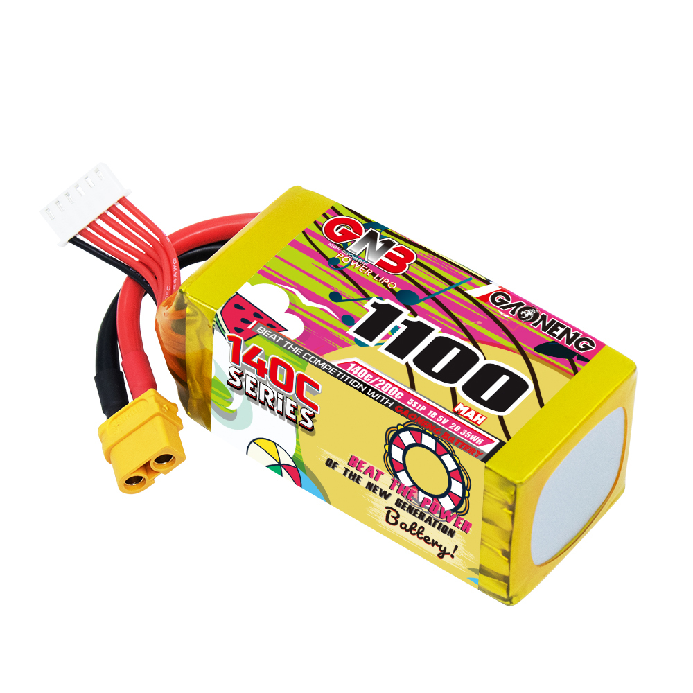 GAONENG GNB 5S 19V 1100mAh 140C XT60 LiPo Battery