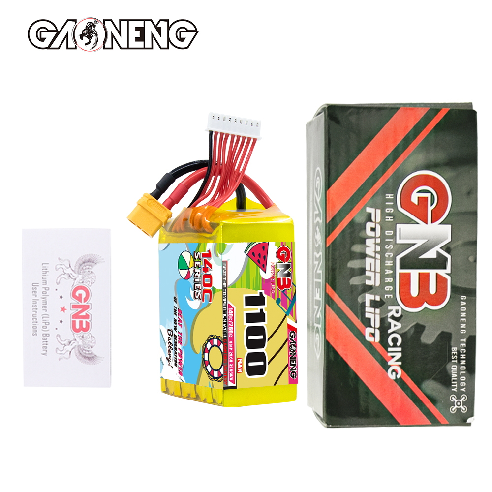 GAONENG GNB 8S 29.6V 1100mAh 140C XT60 LiPo Battery