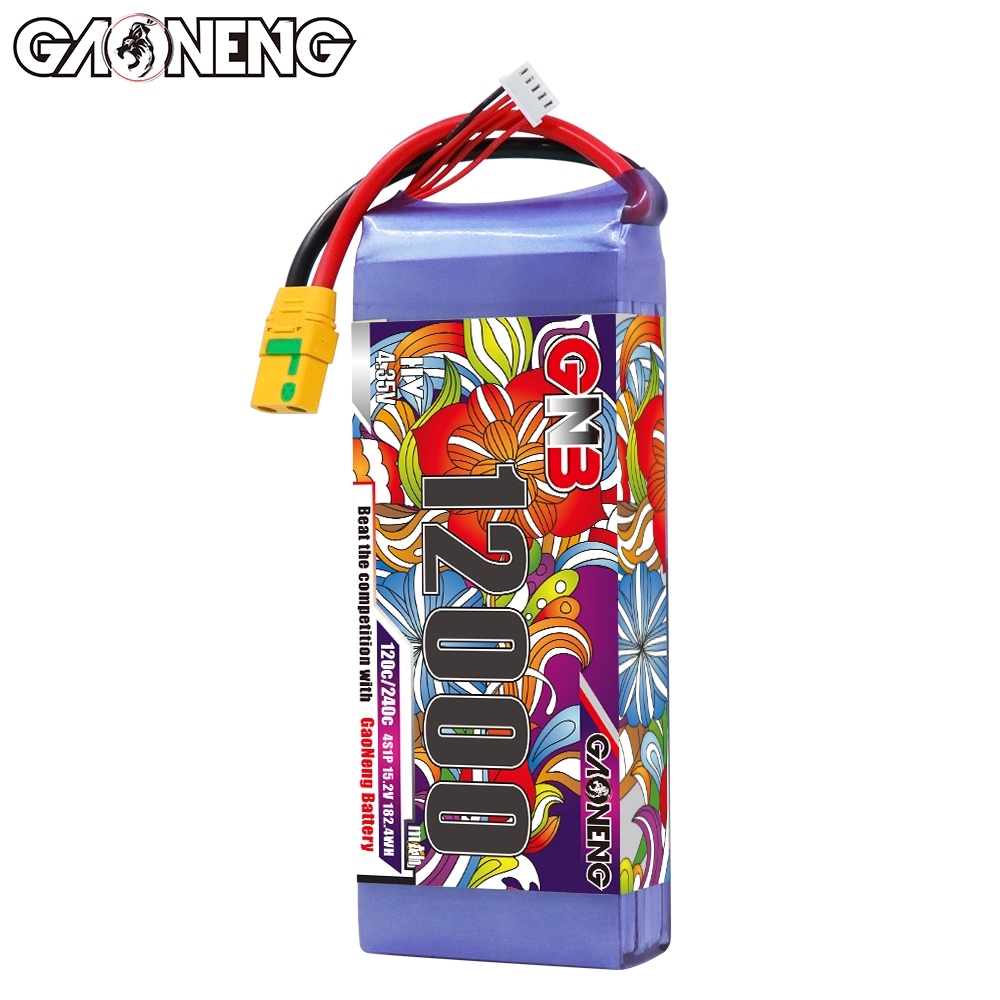 GAONENG GNB 4S 15.2V 12000mAh 120C HV LiPo Battery Aircraft Plane Drone