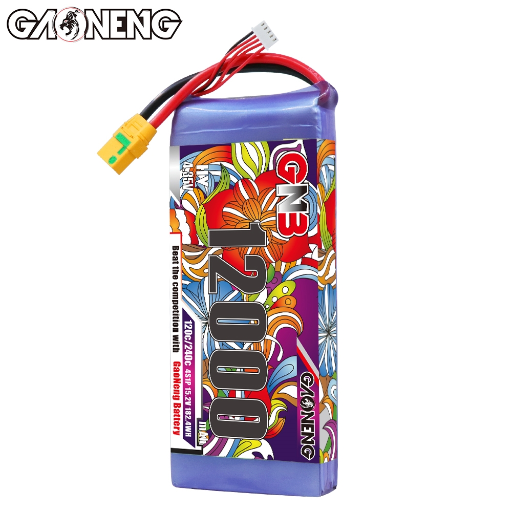 GAONENG GNB 12000mAh 4S 15.2V HV 120C RC LiPo Battery XT90S
