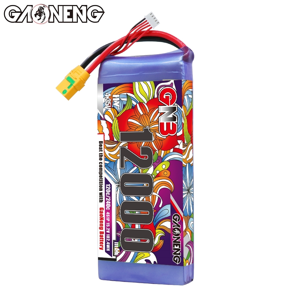 GAONENG GNB 12000mAh 4S 15.2V HV 120C RC LiPo Battery XT90S