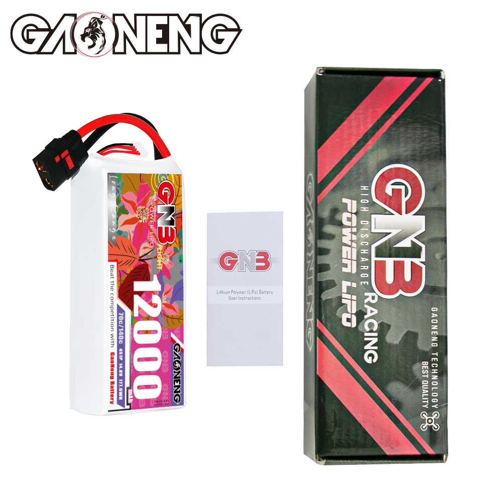 GAONENG GNB 4S1P 14.8V 12000mAh 70C RC LiPo Battery QS8