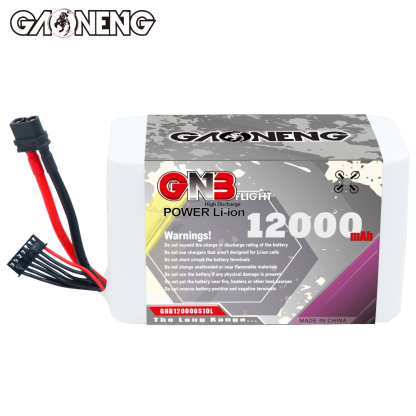 GAONENG GNB 6S 22.2V 12000mah 10C XT60 Li-ion Battery made with Li-ion Lithium Ion 21700
