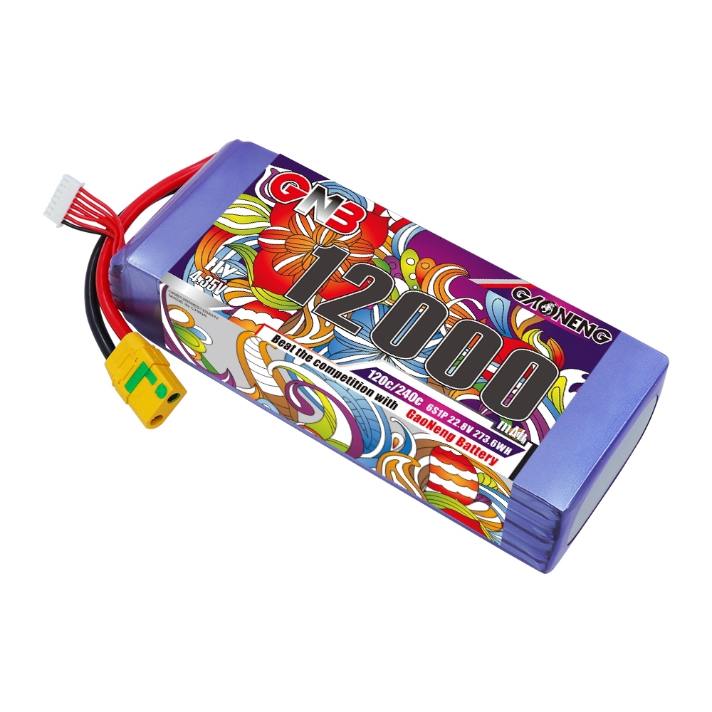 GAONENG GNB 6S 22.8V 12000mAh 120C HV LiPo Battery Aircraft Plane Drone