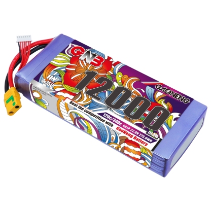 [Copy]GAONENG GNB 12000mAh 6S 22.8V HV 120C RC LiPo Battery XT90S