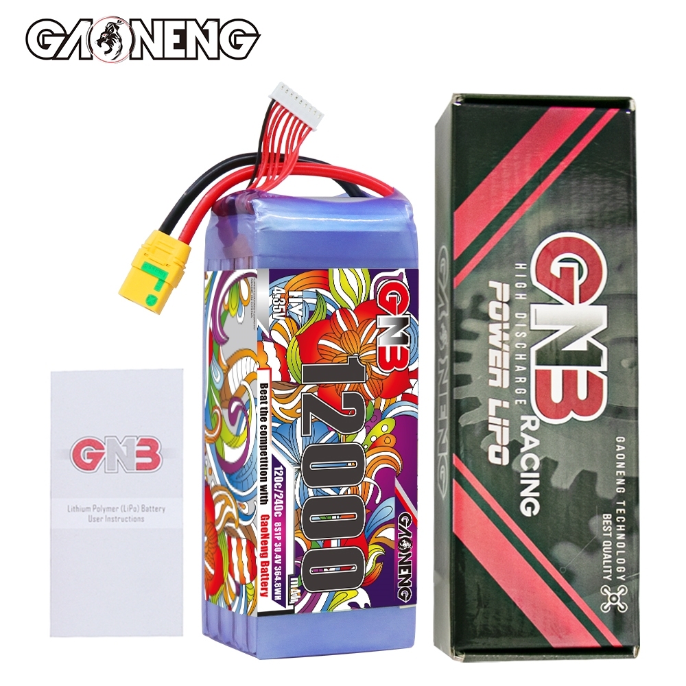 GAONENG GNB 8S1P 30.4V HV 12000mAh 120C LiPo Battery XT90S