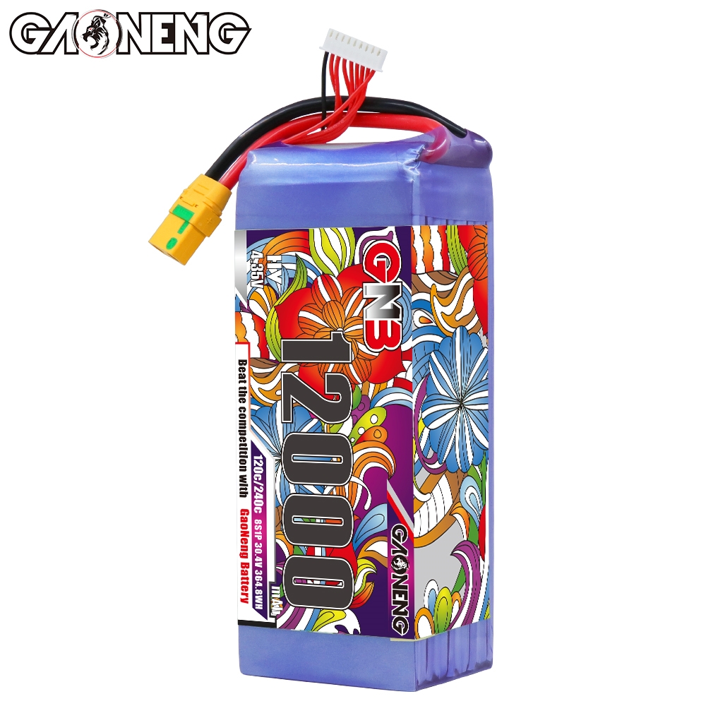 GAONENG GNB 8S1P 30.4V HV 12000mAh 120C LiPo Battery XT90S