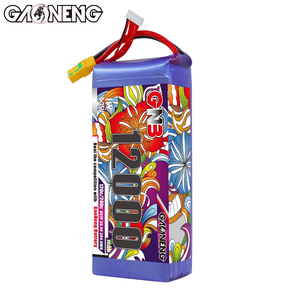 GAONENG GNB 12000mAh  8S1P 30.4V HV 120C LiPo Battery XT90S