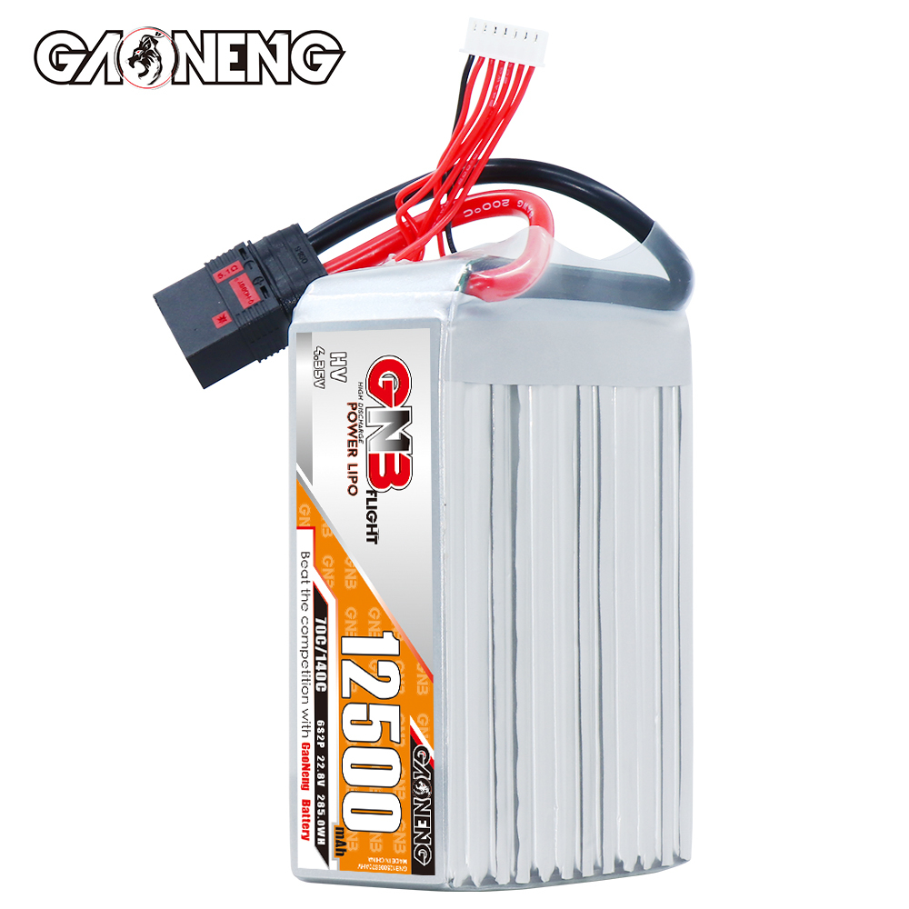 GAONENG GNB 6S2P 22.8V HV 12500mAh 70C RC LiPo Battery QS8