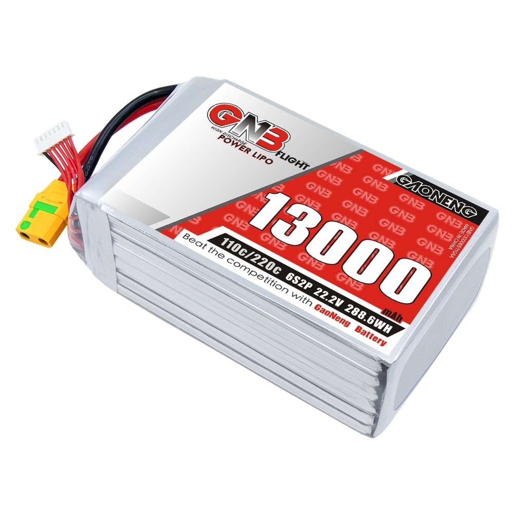 GAONENG GNB 6S 22.2V 13000mAh 110C LiPo Battery Aircraft Plane Drone