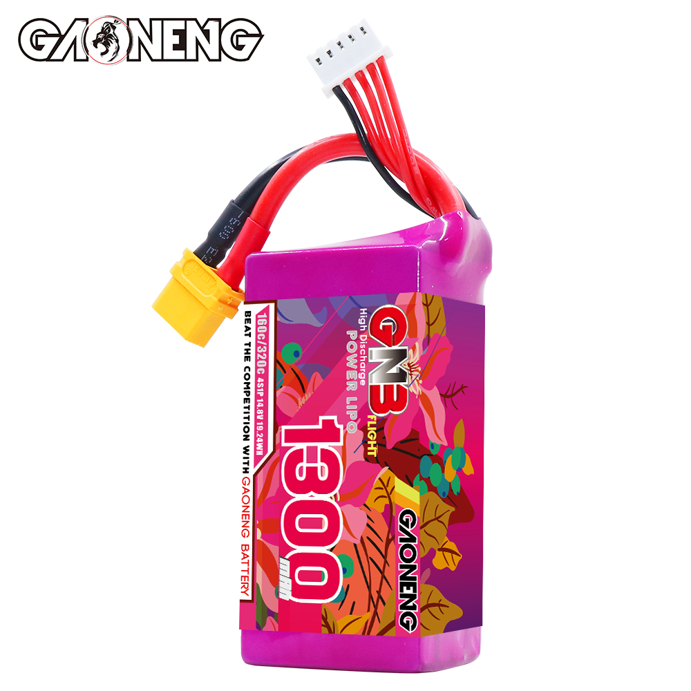 GAONENG GNB 4S 14.8V 1300mAh 160C XT60 LiPo Battery