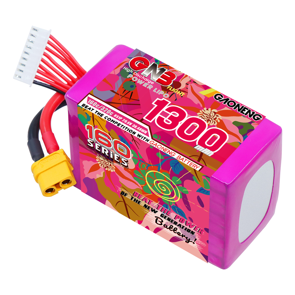 GAONENG GNB 8S 29.6V 1300mAh 160C XT60 LiPo Battery