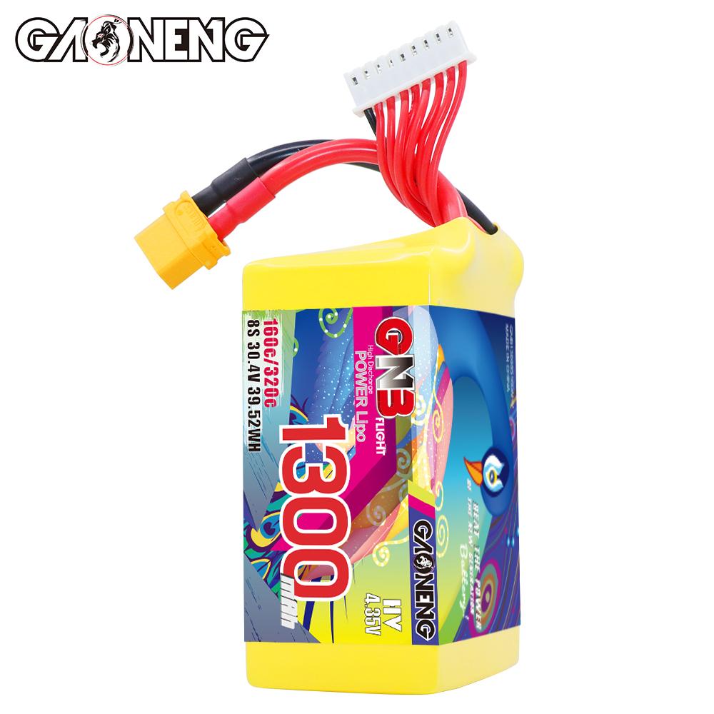 GAONENG GNB LiHV 8S 30.4V 1300mAh 160C XT60 LiPo Battery