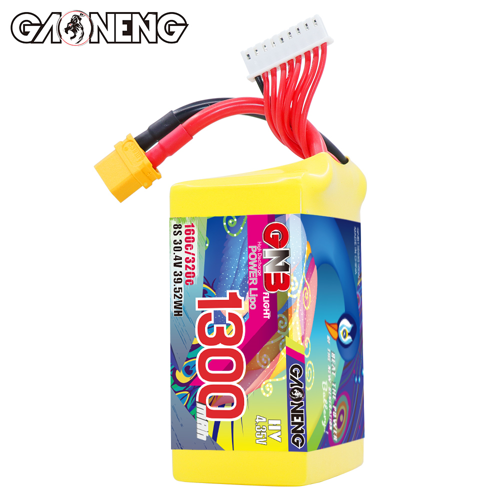 GAONENG GNB LiHV 8S 30.4V 1300mAh 160C XT60 LiPo Battery