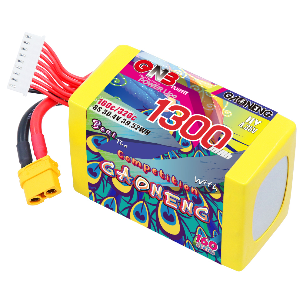 GAONENG GNB LiHV 8S 30.4V 1300mAh 160C XT60 LiPo Battery