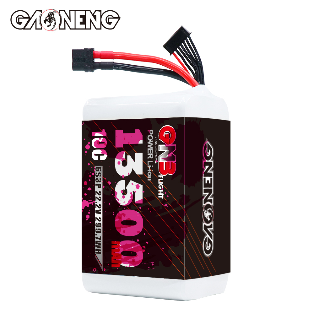 GAONENG GNB 6S 22.2V 13500mah 10C XT60 Li-ion Battery made with Molicel 21700 P45B