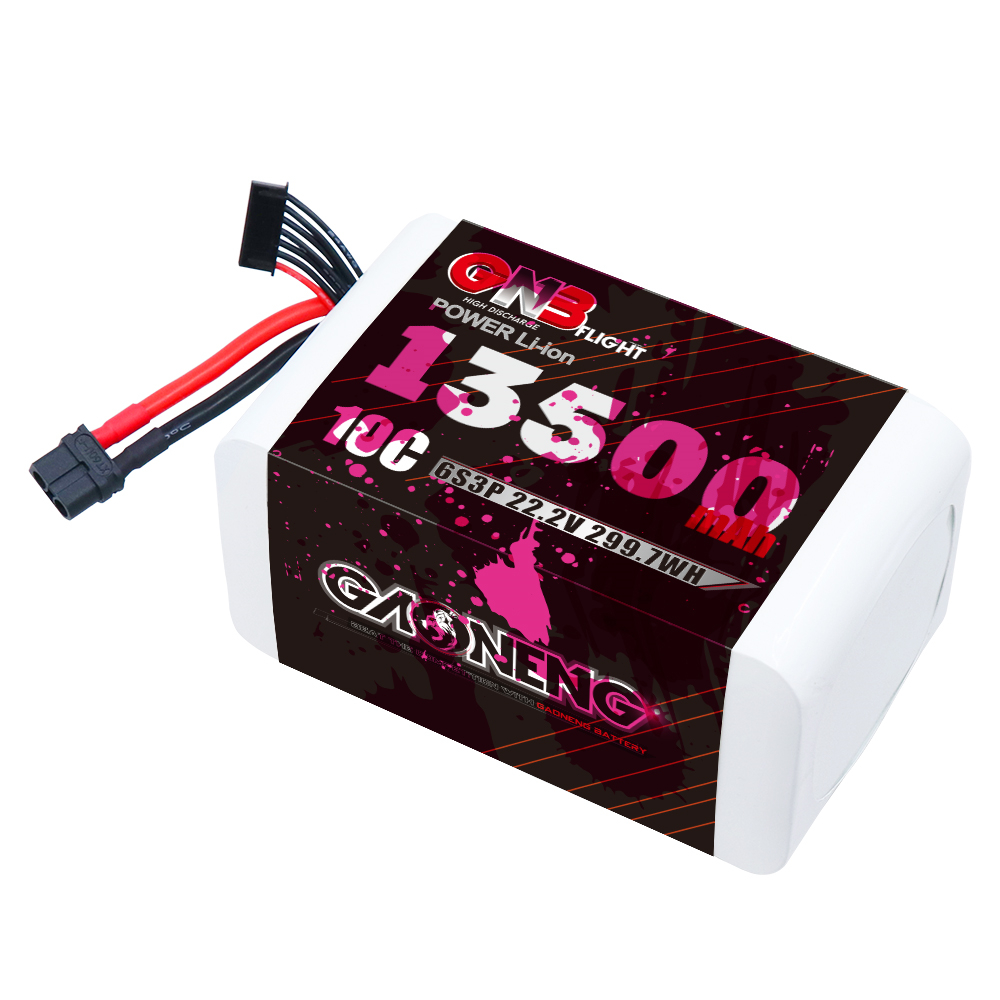 GAONENG GNB 6S 22.2V 13500mah 10C XT60 Li-ion Battery made with Molicel 21700 P45B