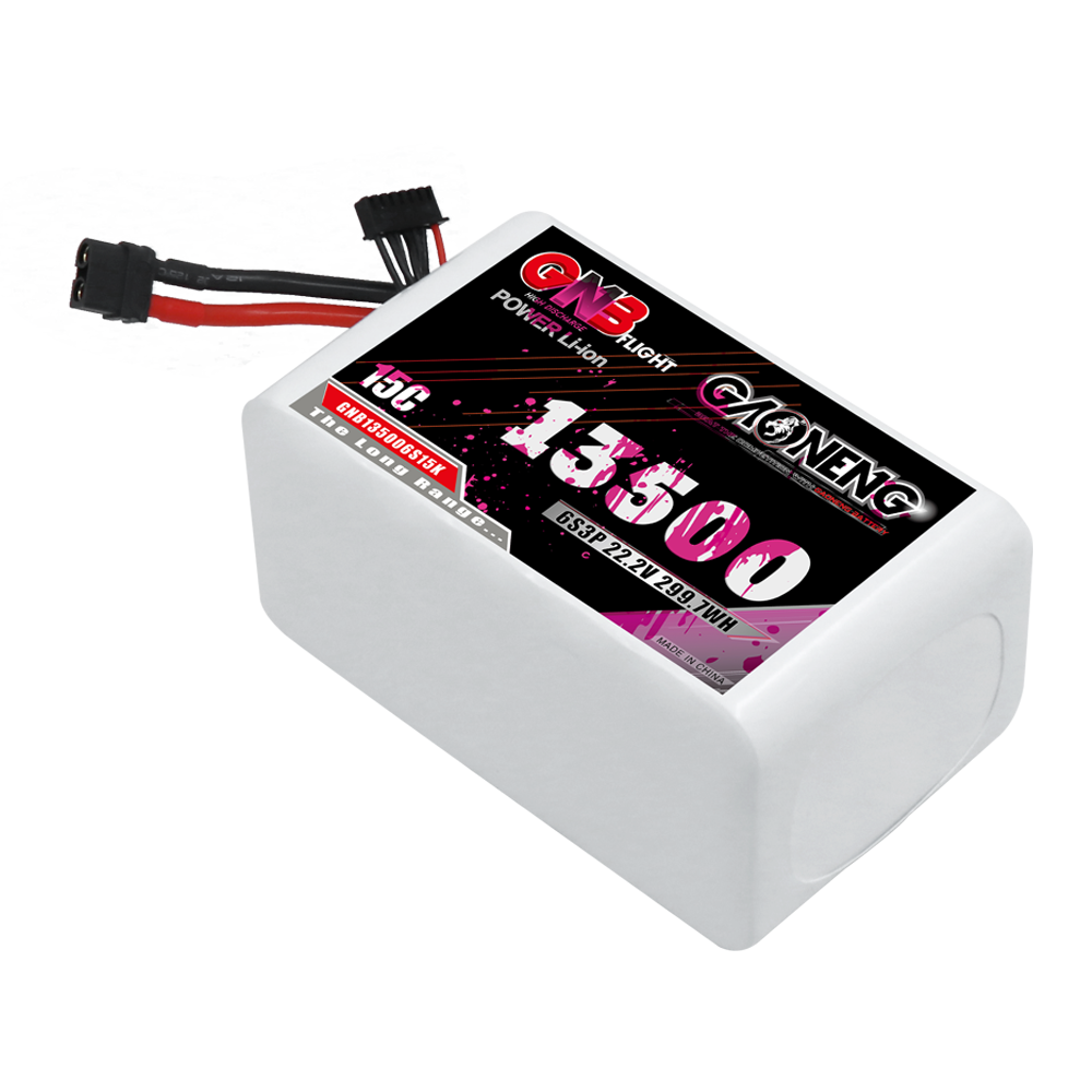 GAONENG GNB 6S 22.2V 13500mah 15C XT60 Li-ion Battery 