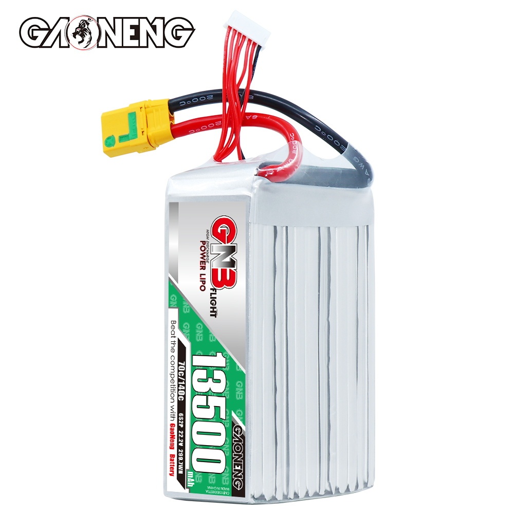 GAONENG GNB 6S 22.2V 13500mah 70g RC LiPo Battery XT90S Anti Spark