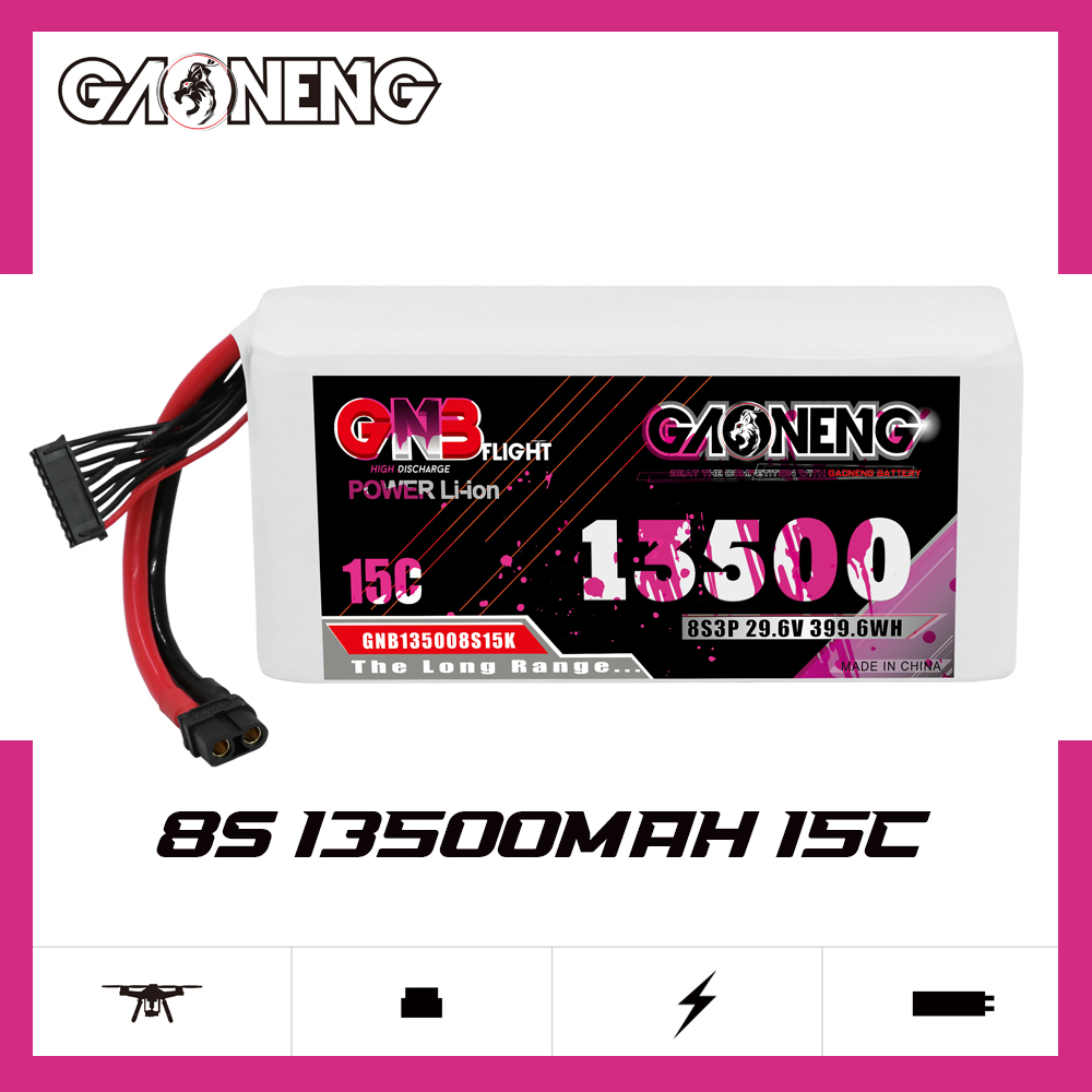 GAONENG GNB 8S3P 29.6V 13500mah 15C XT60 Li-ion Battery 