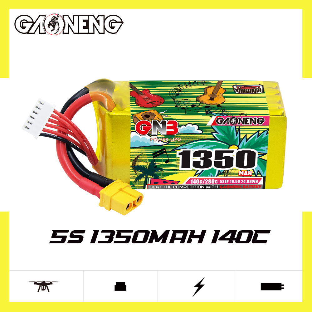 GAONENG GNB 5S 18.5V 1350mAh 130C XT60 LiPo Battery