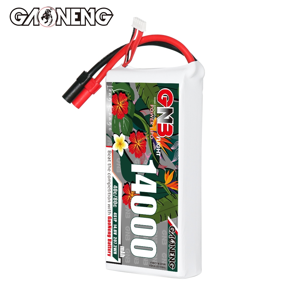 GAONENG GNB 4S1P 14.8V 14000mAh 70C RC LiPo Battery QS8