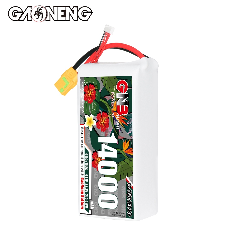 GAONENG GNB 4S1P 14.8V 14000mAh 40C RC LiPo Battery XT90S Anti-Spark