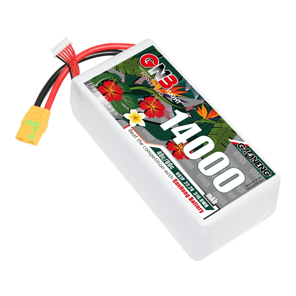 GAONENG GNB 4S1P 14.8V 14000mAh 40C RC LiPo Battery XT90S Anti Spark