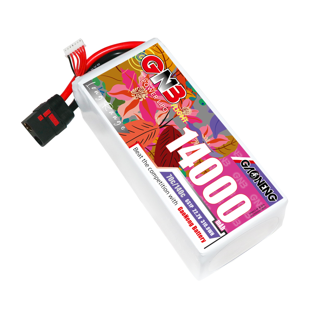 GAONENG GNB 6S1P 22.2V 14000mAh 70C RC LiPo Battery QS8