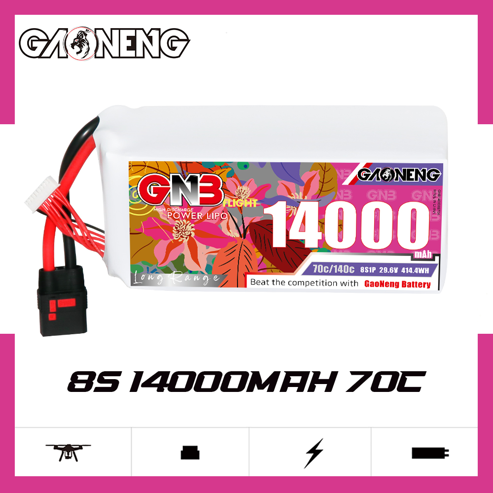 GAONENG GNB 8S1P 22.2V 14000mAh 70C RC LiPo Battery QS8