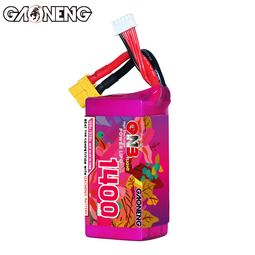 GAONENG GNB 4S 14.8V 1400mAh 160C XT60 LiPo Battery