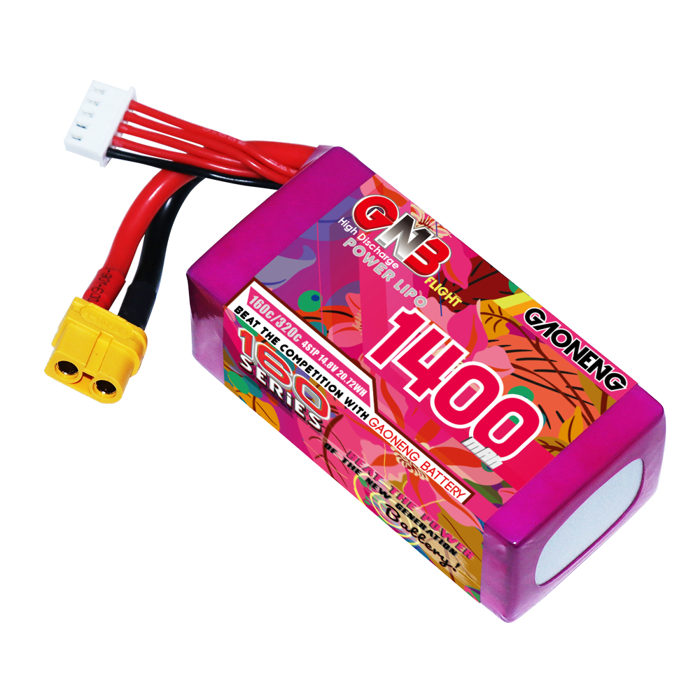 GAONENG GNB 4S 14.8V 1400mAh 160C XT60 LiPo Battery