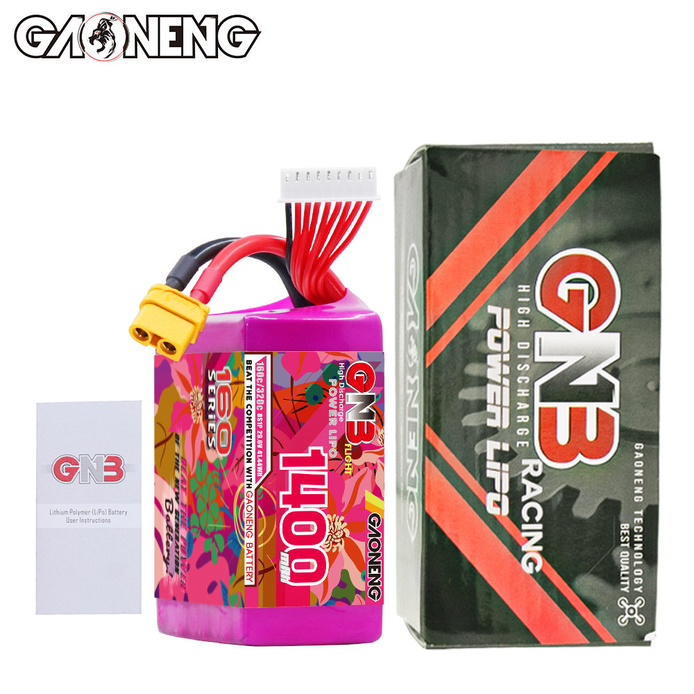GAONENG GNB 8S 29.6V 1400mAh 160C XT60 LiPo Battery