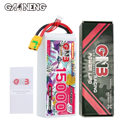 GAONENG GNB 4S 15.2V HV 15000mAh 80C RC LiPo Battery XT90S