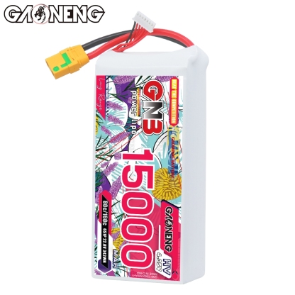 GAONENG GNB 6S 22.8V HV 15000mAh 80C RC LiPo Battery XT90S