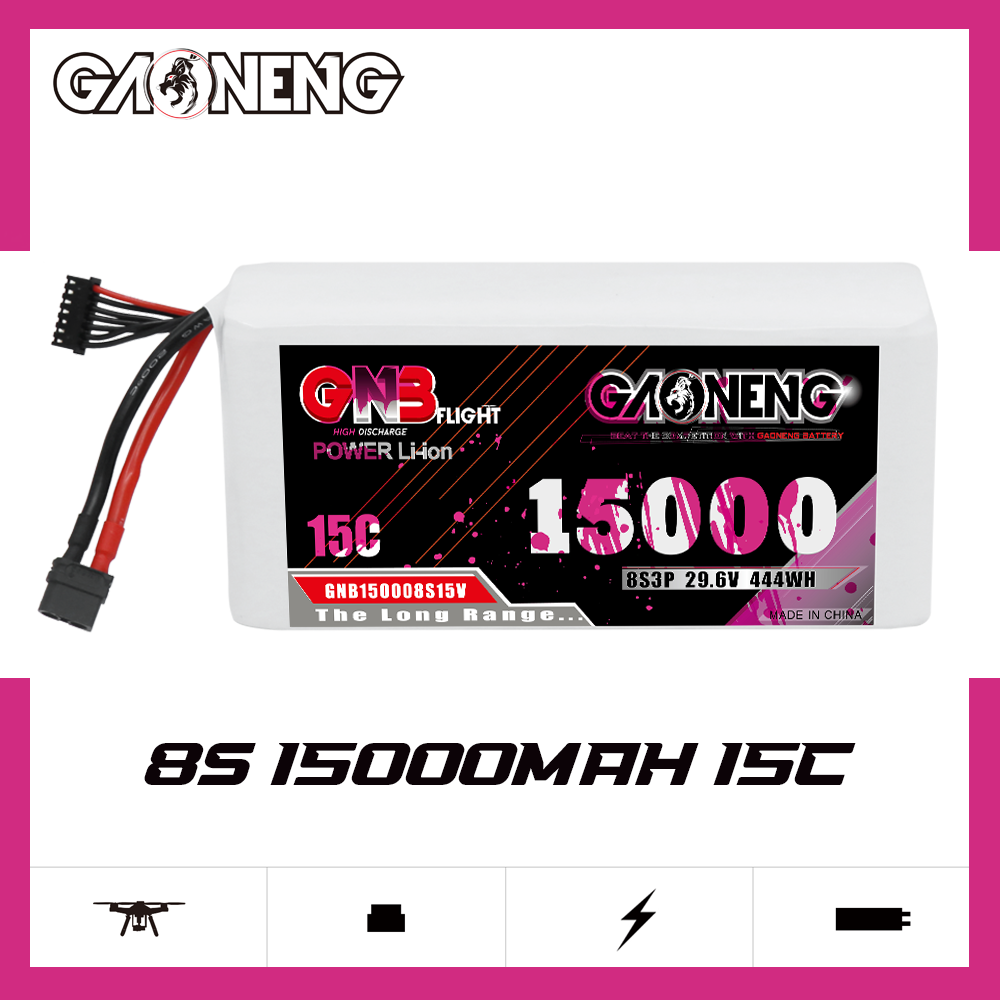 GAONENG GNB 8S3P 29.6V 15000mAh 15C XT60 Li-ion Battery 
