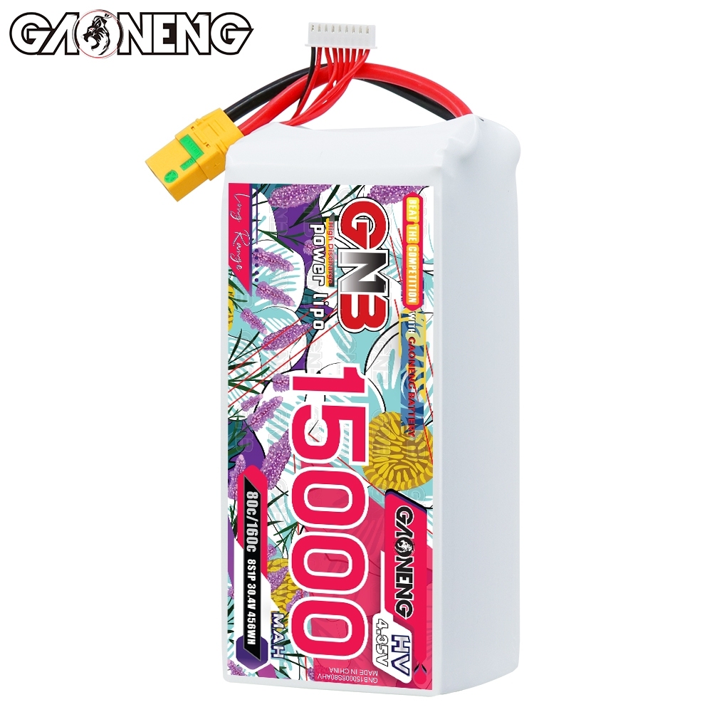 GAONENG GNB 8S1P 30.4V HV 15000mAh 80C LiPo Battery XT90S