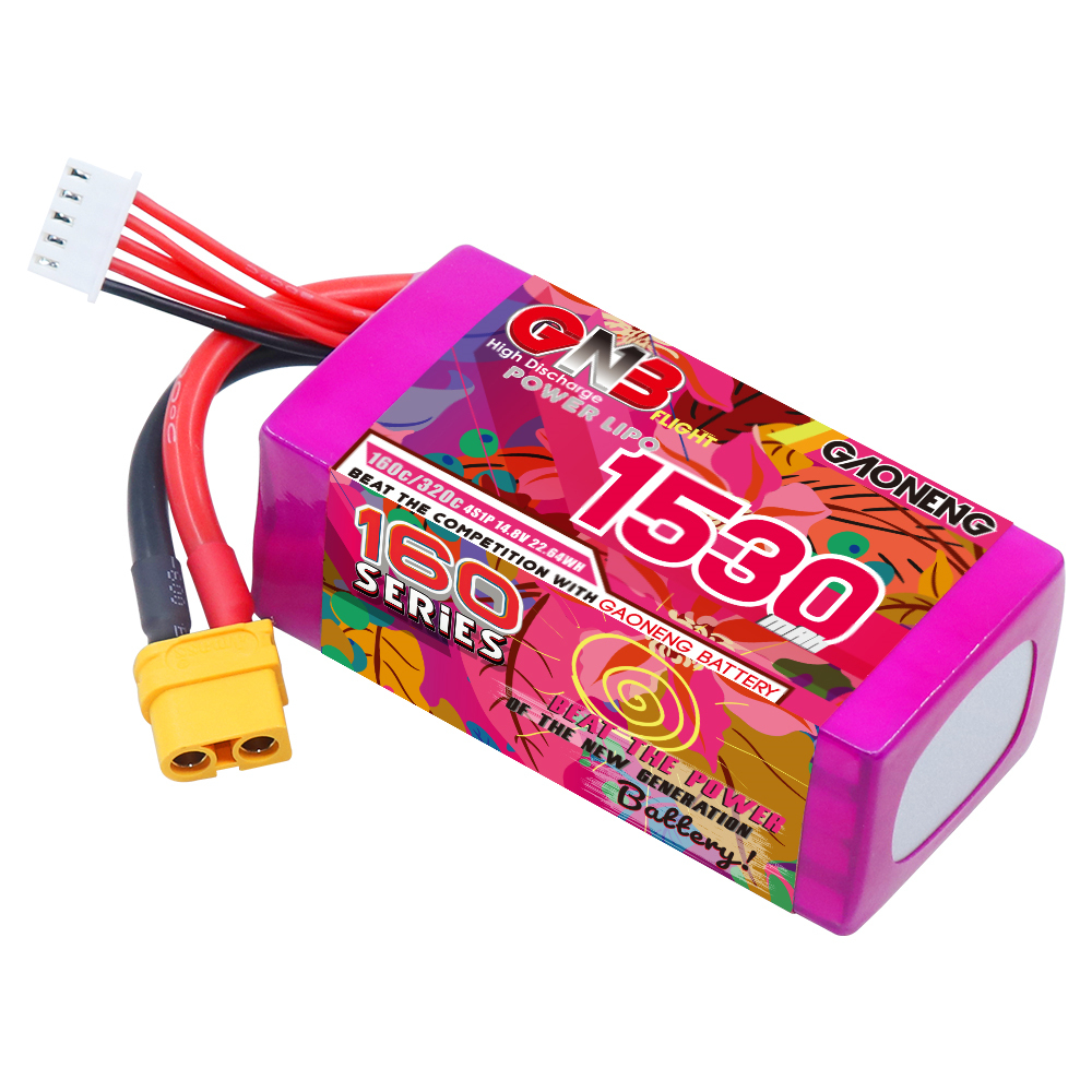 GAONENG GNB 4S 14.8V 1530mAh 160C XT60 LiPo Battery