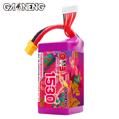 GAONENG GNB 6S 22.2V 1530mAh 160C XT60 LiPo Battery
