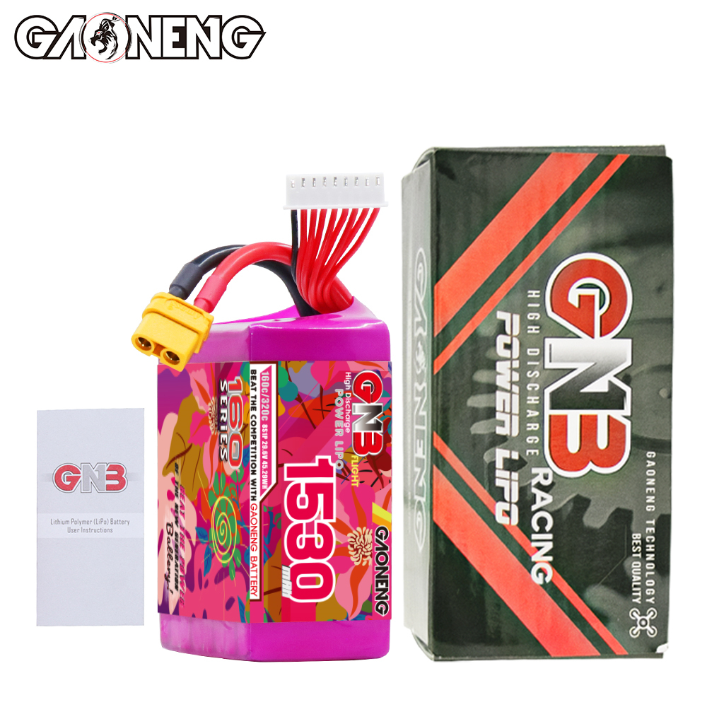 GAONENG GNB 8S 29.6V 1530mah 160C XT60 LiPo Battery