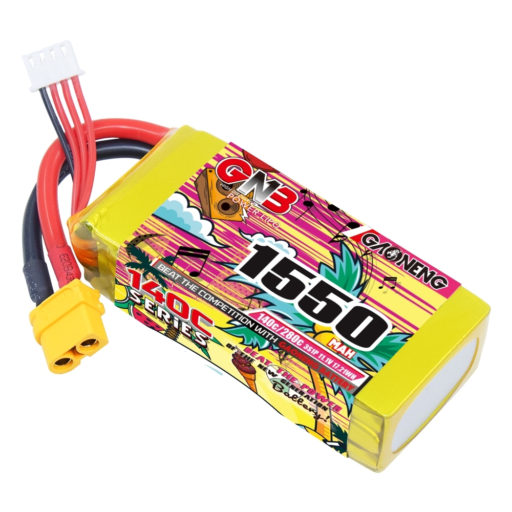 GAONENG GNB 3S 11.1V 1550mAh 140C XT60 LiPo Battery